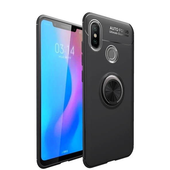 Smcase Xiaomi Mi 8 SE Ravel Yüzüklü Silikon Kılıf