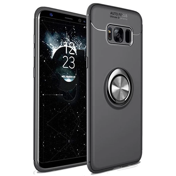 Smcase Samsung Galaxy S8 Ravel Yüzüklü Silikon Kılıf