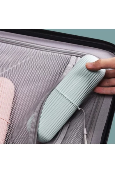 Seyahat Tipi Diş Macunu Ve Fırçası Saklama Kabı - 4