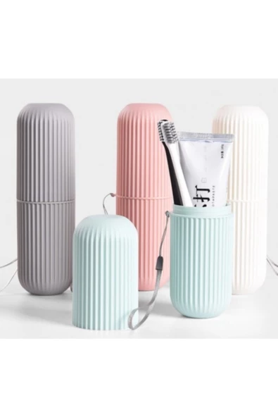 Seyahat Tipi Diş Macunu Ve Fırçası Saklama Kabı - 2