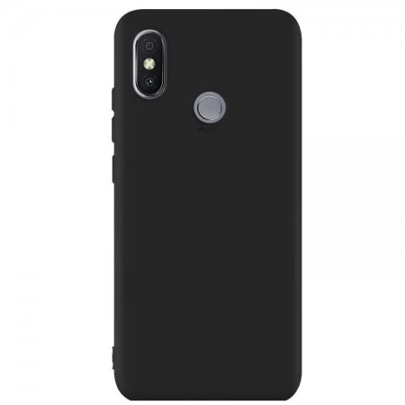 Smcase Xiaomi Redmi Note 6 Pro Kılıf Lüks Silikon   Nano Ekran Koruyucu