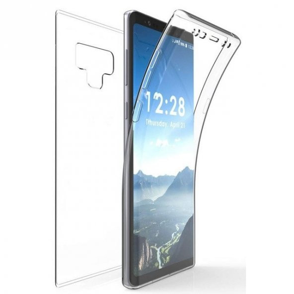 Smcase Samsung Galaxy Note 9 Kılıf 360 Ön Arka Silikon