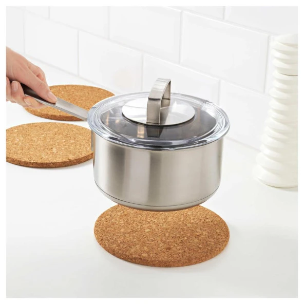 IKEA 3 ADET HEAT MANTAR NİHALE 19 CM TENCERE TAVA NİHALESİ - Resim 3