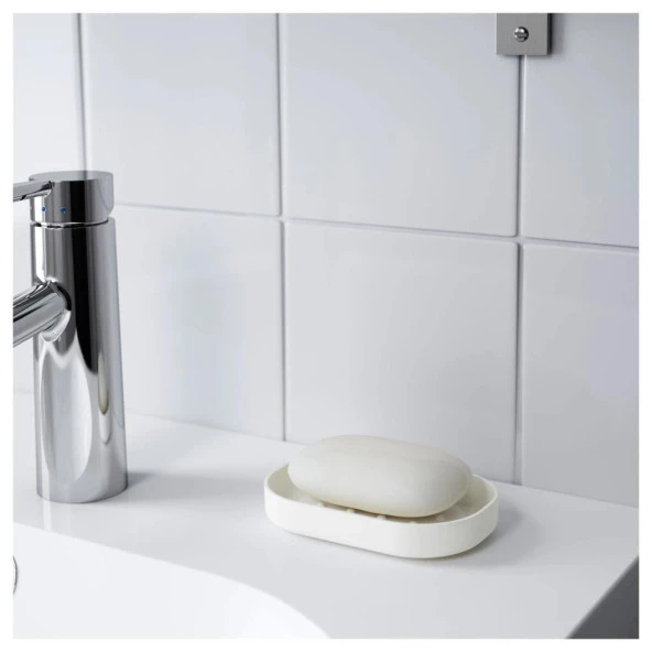 IKEA ENUDDEN PLASTİK KATI SABUNLUK - BEYAZ