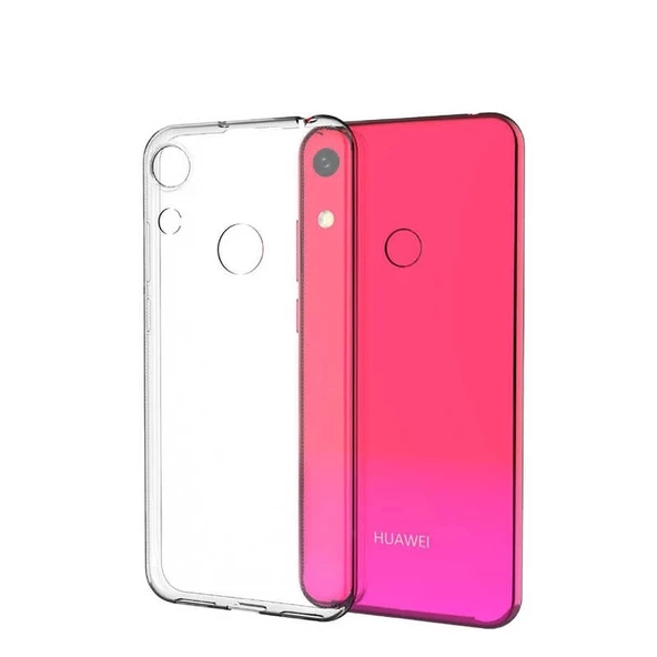 Smcase Huawei Honor 8A İnce Silikon Kılıf  Nano Ekran Koruyucu