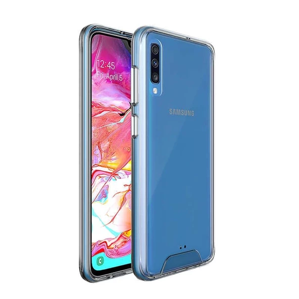 Smcase Samsung Galaxy A70 Kılıf Gard Darbe Korumalı Sert Silikonlu