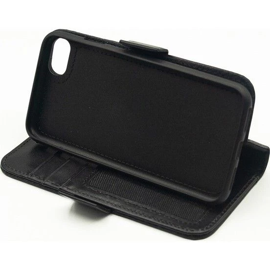 Smcase Samsung Galaxy A20 Kılıf Hakiki Deri Standlı cüzdan - 2