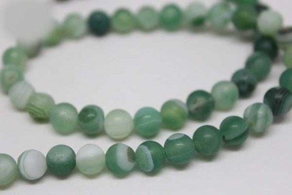 Akik Taşı Mat Dizi 6mm ürün görseli