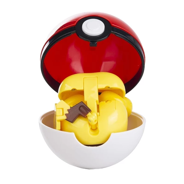 Pokemon Orijinal Lisanslı Elf Topu Pikachu - Kutusuz - 3