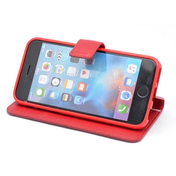 Smcase Samsung Galaxy A20 Kılıf Kartlıklı Standlı cüzdan Kılıf - Resim 3