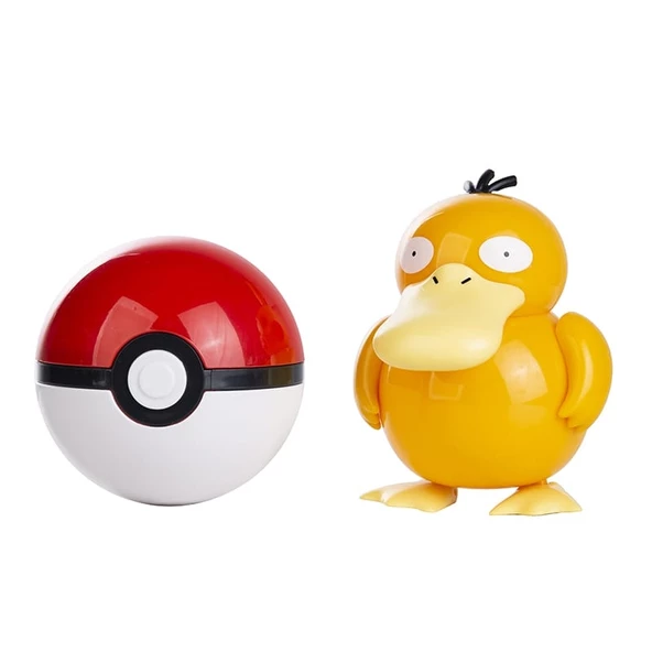 Pokemon Orijinal Lisanslı Elf Topu Psyduck - Kutusuz