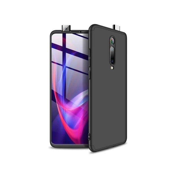 Smcase Xiaomi Redmi K20 Kılıf 360 Ays zore Sert Rubber Kapak