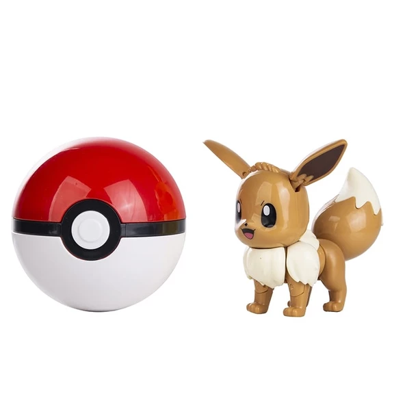 Pokemon Orijinal Lisanslı Elf Topu Eevee - Kutusuz