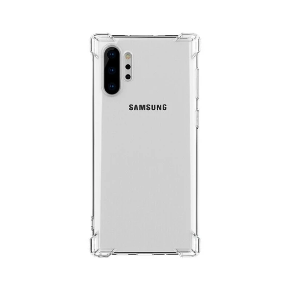 Smcase Samsung Galaxy Note 10 Plus Kılıf Darbeye Dayanıklı Silikon