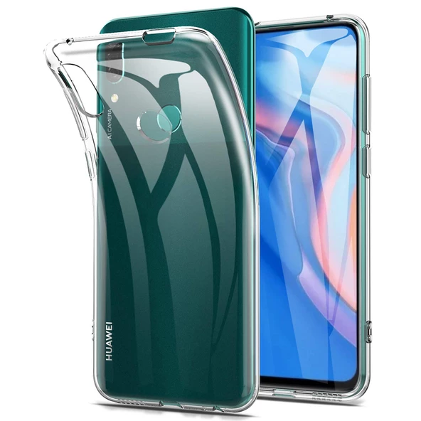 Smcase Huawei Y9 Prime 2019 Kılıf Lüks Silikon  Nano Ekran Koruyucu