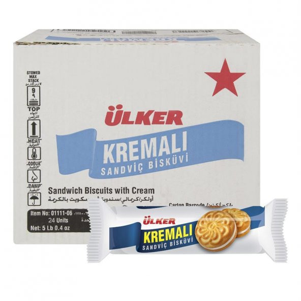 Kremalı Sandviç Bisküvi 61 gr 24 Adet - 1