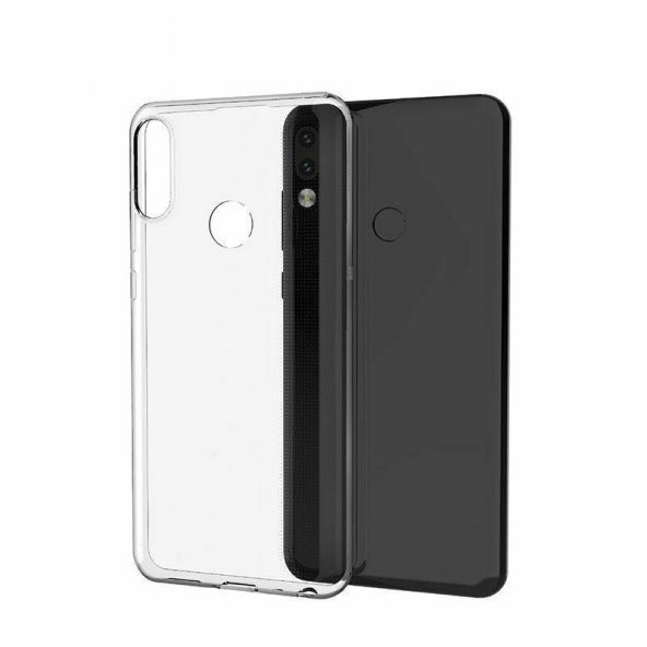 Smcase Meizu Note 9 Kılıf Silikon  Nano Ekran Koruyucu