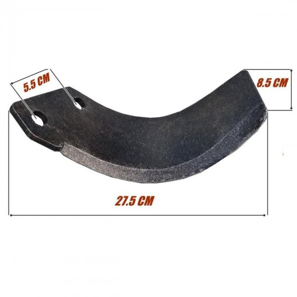 Mini Bahçe Tipi Rotovatör Bıçağı 7 mm 42 Adet - Türkay - Hisarlar - Yurdusar Uyumlu C Tip - 2