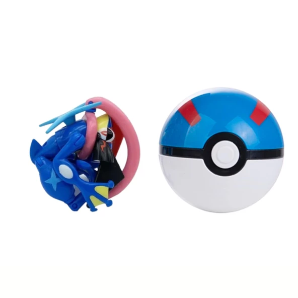 Pokemon Orijinal Lisanslı Elf Topu Ash Greninja - Kutusuz - 2