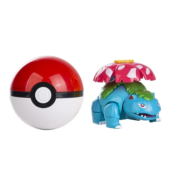 Pokemon Orijinal Lisanslı Elf Topu Venusaur - Kutusuz