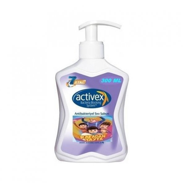 Activex Kids Antibakteriyel Sıvı Sabun Şişe 300ml