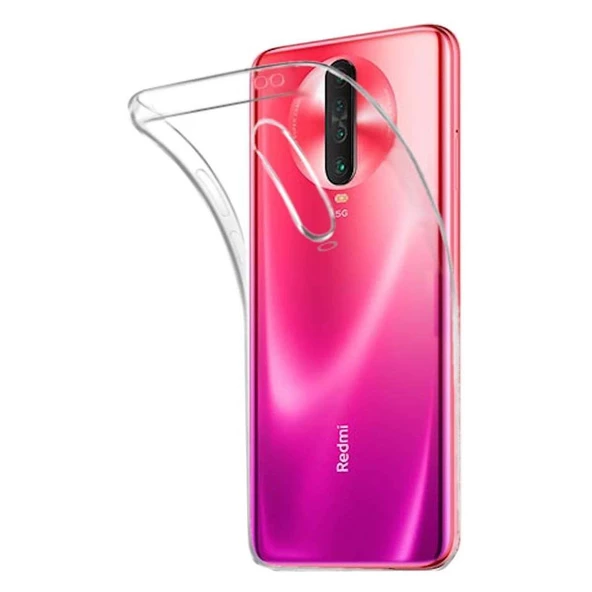 Smcase Xiaomi Redmi K30 Kılıf Lüks Silikon  Nano Ekran Koruyucu