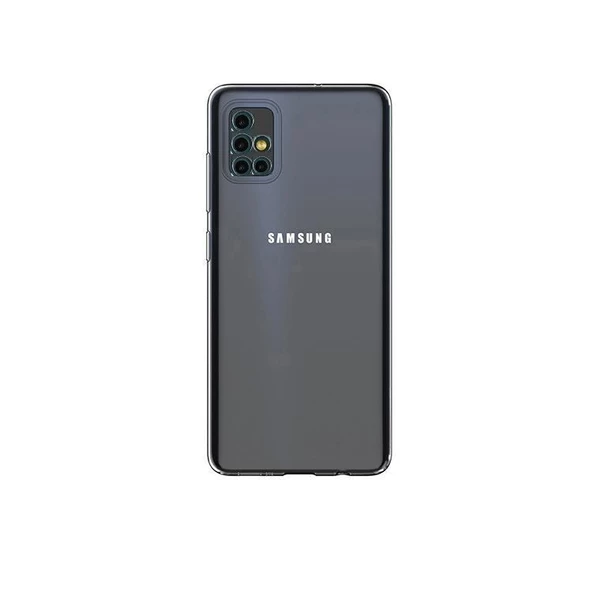 Smcase Samsung Galaxy A51 Kılıf Kamera Korumalı Silikon  Nano Ekran Koruyucu