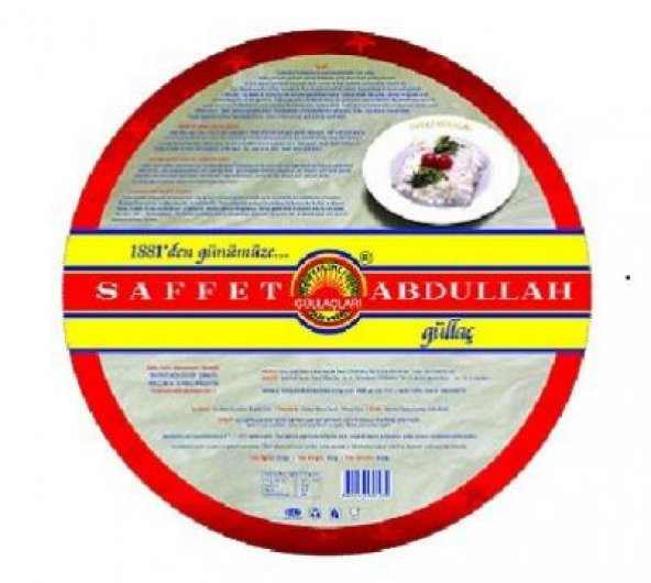 Saffet Abdullah Tepsi Güllaç 400 Gr