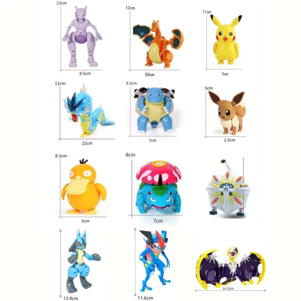 Pokemon Orijinal Lisanslı Elf Topu 6'lı Kutulu Set - 2 - 4
