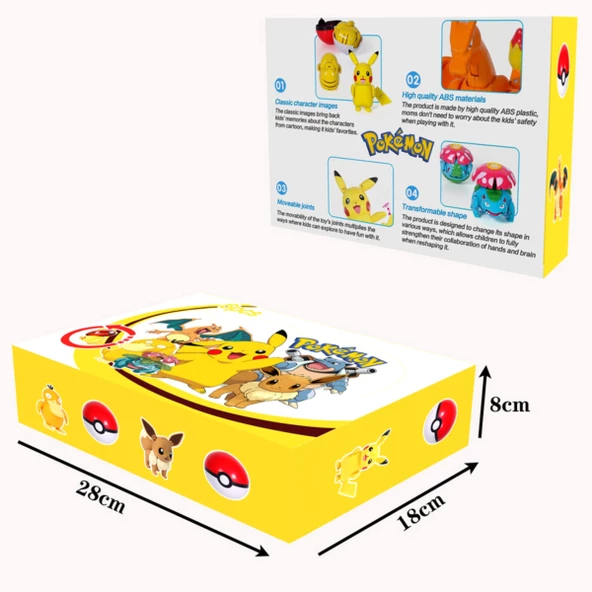 Pokemon Orijinal Lisanslı Elf Topu 6'lı Kutulu Set - 2 - 3