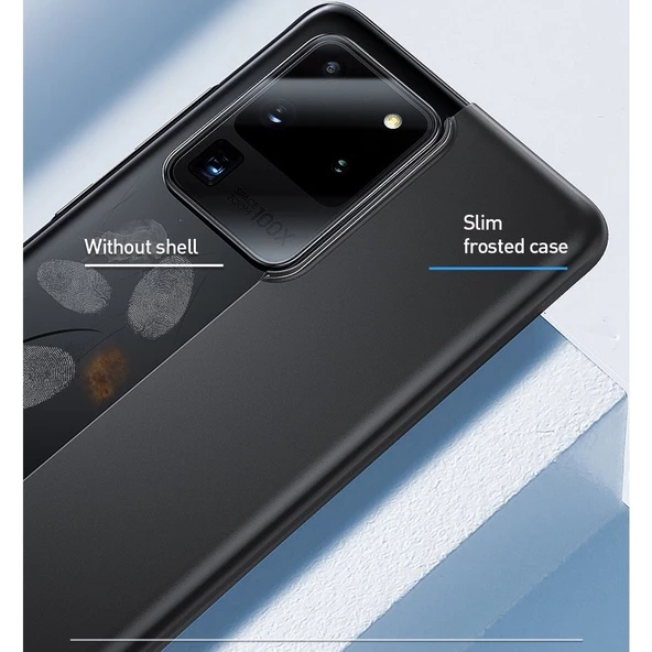 Smcase Samsung Galaxy S20 Kılıf Hayalet 0.4mm Silikon - Resim 4