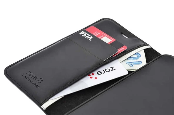 Smcase Samsung Galaxy A71 Kılıf Delüxe Standlı Cüzdan - Resim 6