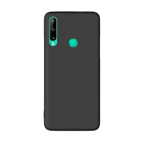 Smcase Huawei P40 Lite E Kılıf Mat Silikon  Nano Ekran Koruyucu