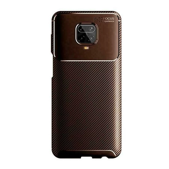 Smcase Xiaomi Redmi Note 9 Pro Kılıf Negro Dizayn Silikon Tam Kapatan Ekran Koruyucu - 5