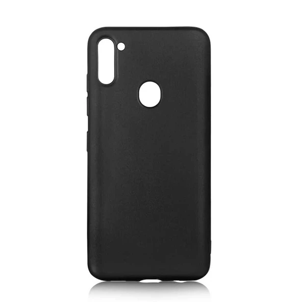 Smcase Samsung Galaxy M11 Kılıf Lüks Silikon  Nano Ekran Koruyucu