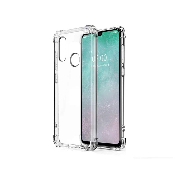 Smcase Huawei P40 Lite E Kılıf Darbe Korumalı Silikon