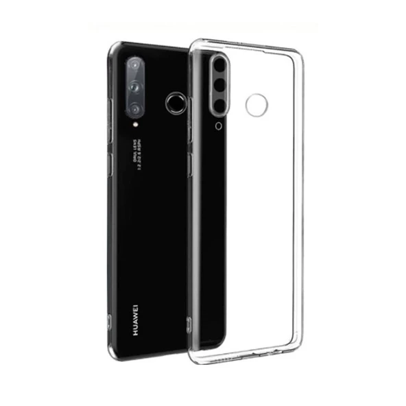 Smcase Huawei P40 Lite E Kılıf Kamera Korumalı Tpu Silikon  Nano Ekran Koruyucu