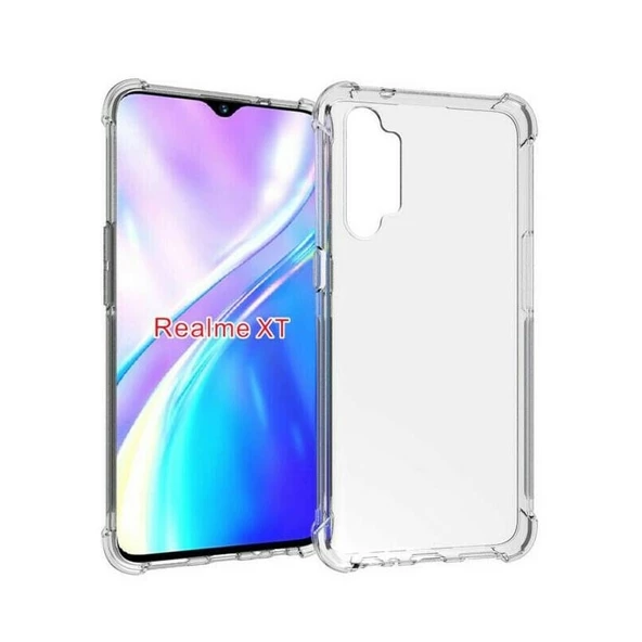 Smcase Realme XT Kılıf Darbe Korumalı Silikon