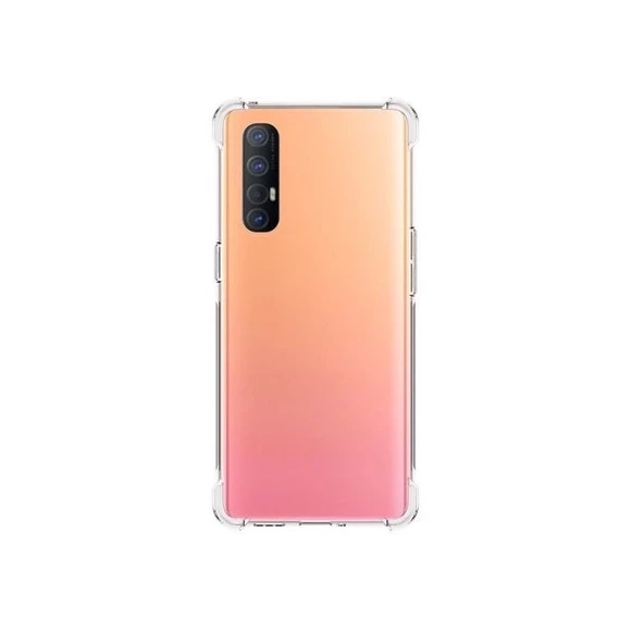 Smcase Oppo Reno3 Kılıf Darbe Korumalı Silikon