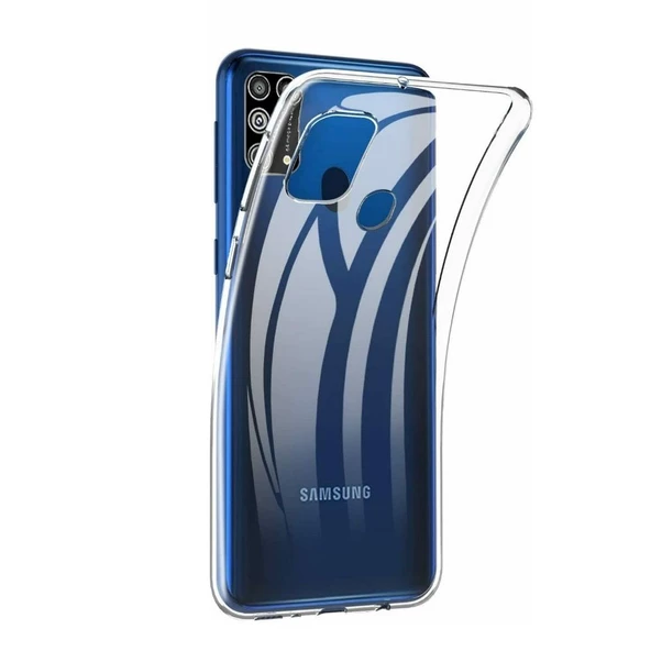 Smcase Samsung Galaxy M30s Kılıf Lüks Tpu Silikon  Nano Ekran Koruyucu