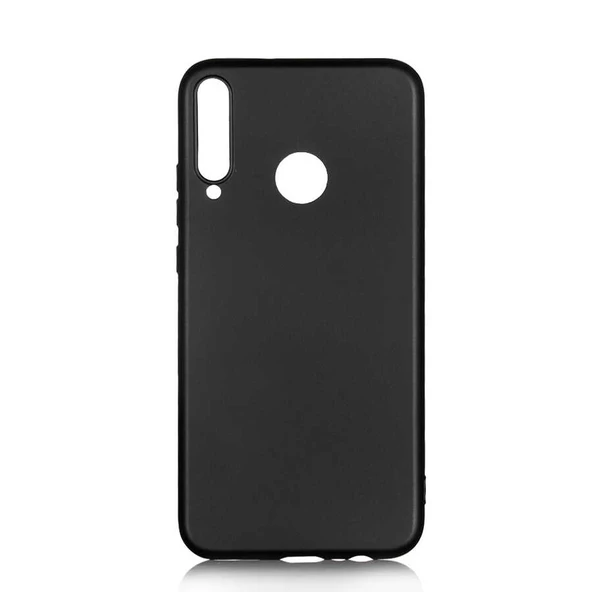 Smcase Huawei Y6P Kılıf Lüks Mat Silikon  Nano Ekran Koruyucu