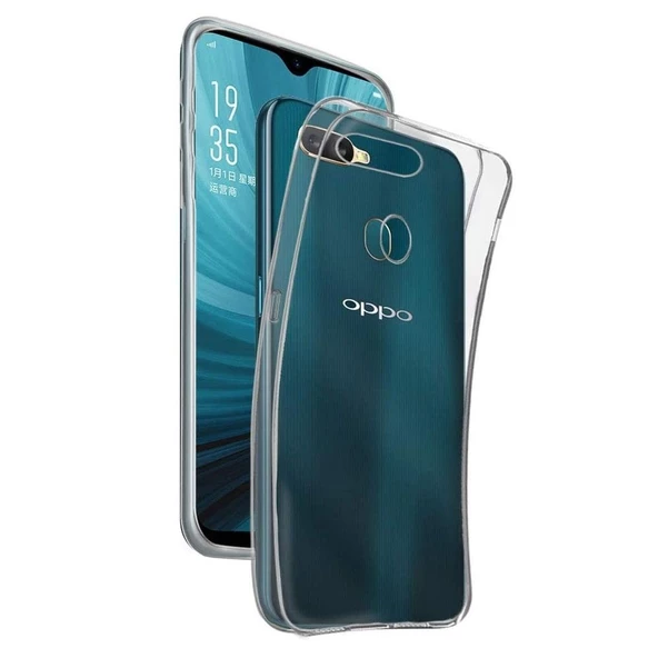 Smcase Oppo A12 Kılıf Lüks Tpu Silikon  Nano Ekran Koruyucu