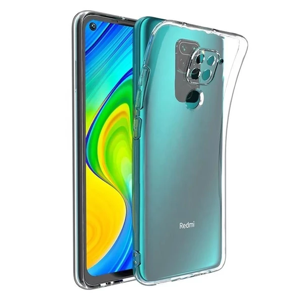 Smcase Xiaomi Redmi Note 9 Kılıf Kamera Korumalı Silikon