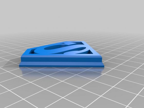 Klasik Superman Logosu Plastik Aparat - 4