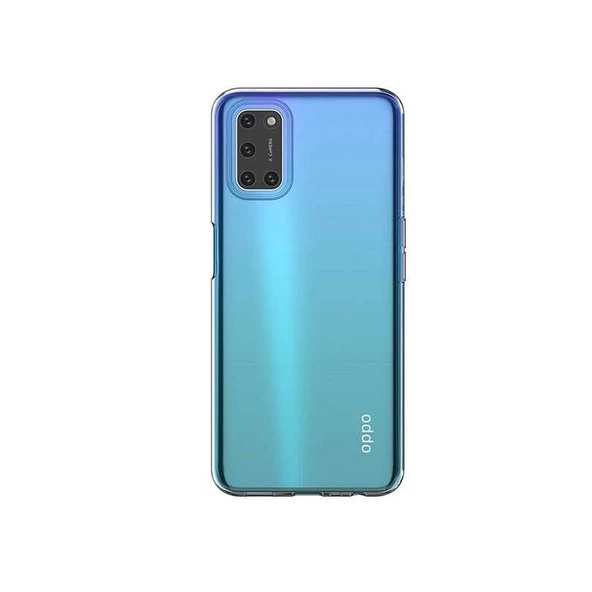 Smcase Oppo A52 Kılıf Lüks Silikon  Nano Ekran Koruyucu