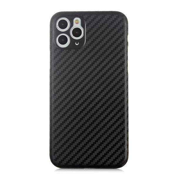 Smcase iPhone 11 Pro Max Kılıf Karbon PP Silikon