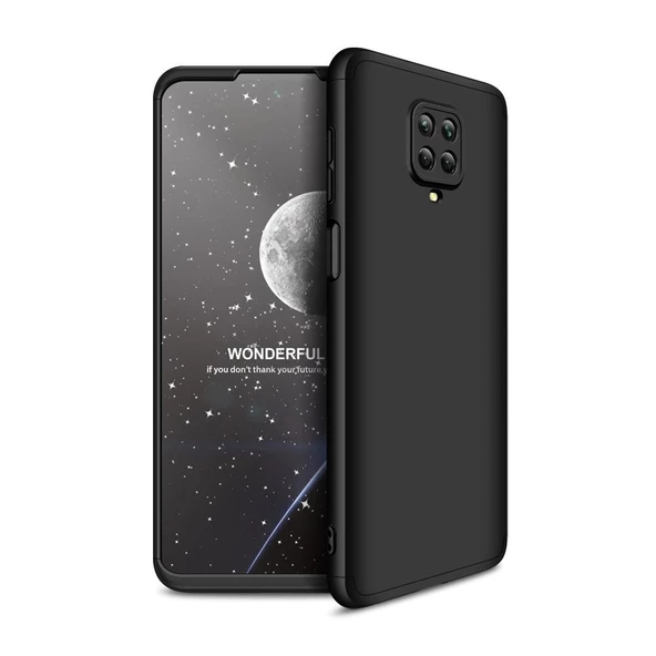 Smcase Xiaomi Redmi Note 9S Kılıf 360 Ays zore Sert Kapak