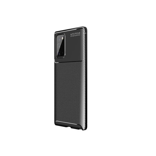 Smcase Samsung Galaxy Note 20 Kılıf Negro Karbon Silikon