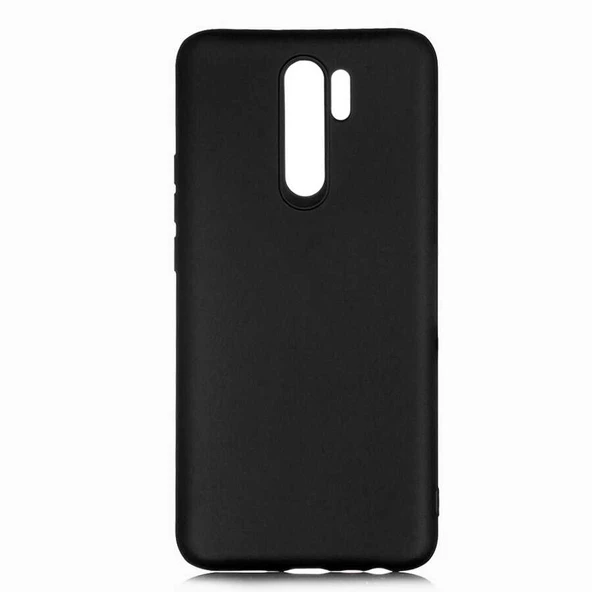 Smcase Xiaomi Redmi 9 Kılıf Lüks Mat Silikon  Nano Ekran Koruyucu