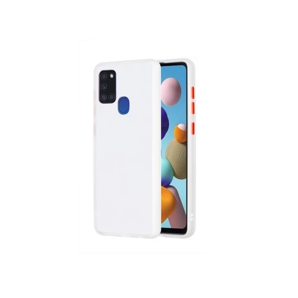 Smcase Samsung Galaxy A21S Kılıf Fri Sert Silikon